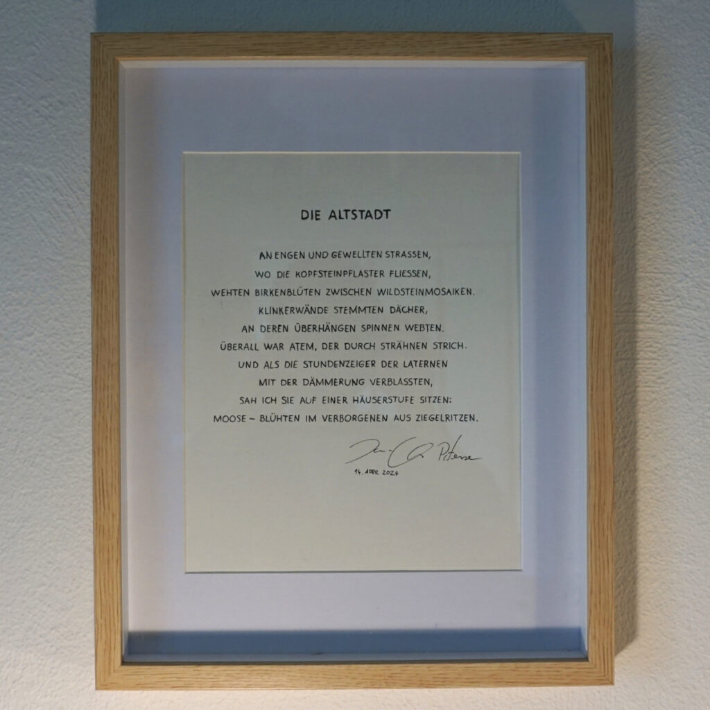 Jan-Christian Petersen, Gedicht, Husum, Nordfriesland, Die Altstadt