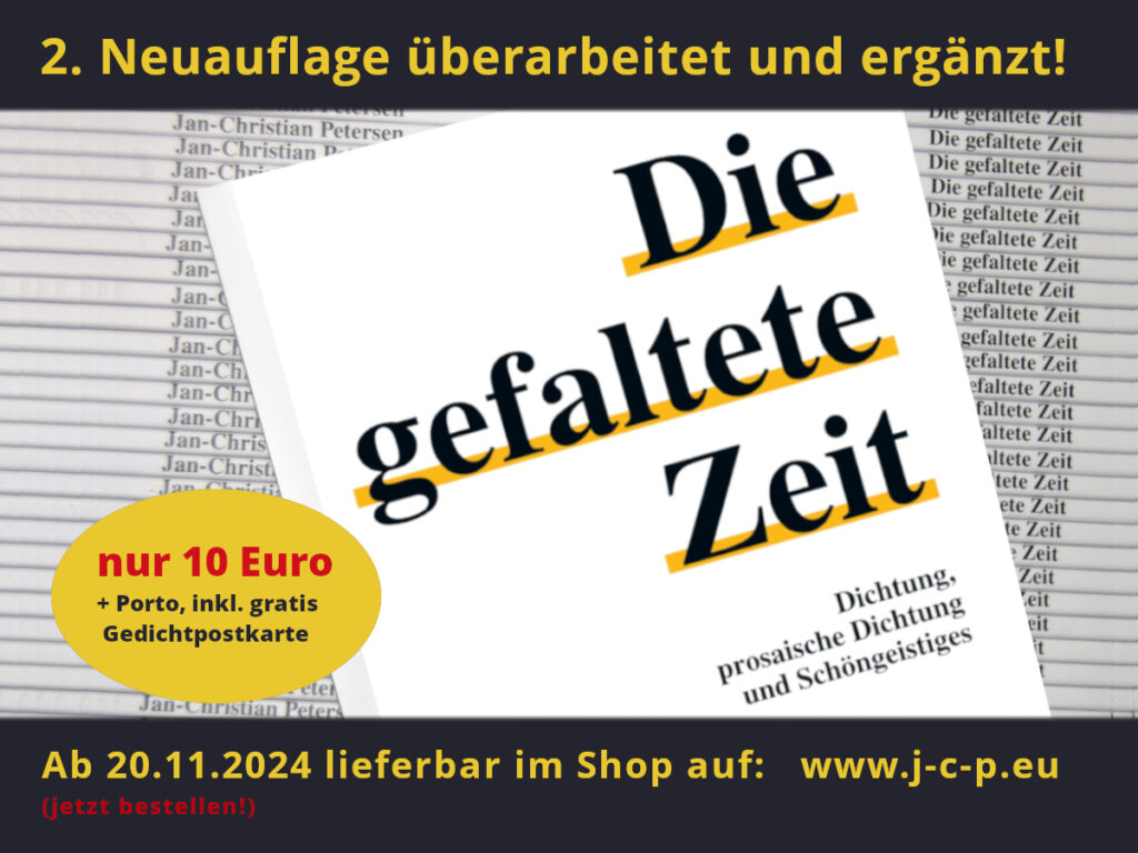 Die gefaltete Zeit - Neuauflage, Buch von Jan-Christian Petersen