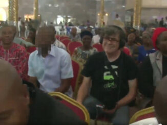 Ulli Schauen in Church in Nigeria